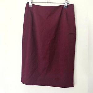 Lafayette 148 NY Burgundy pencil skirt size 2